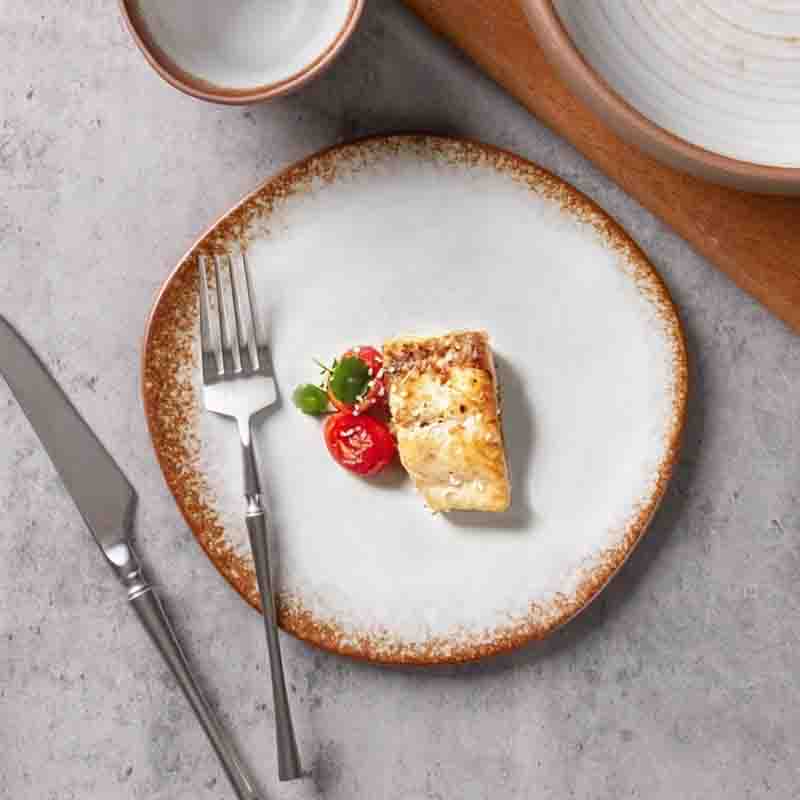 Durable Porcelain Restaurant Plate Platos de restaurante comercial