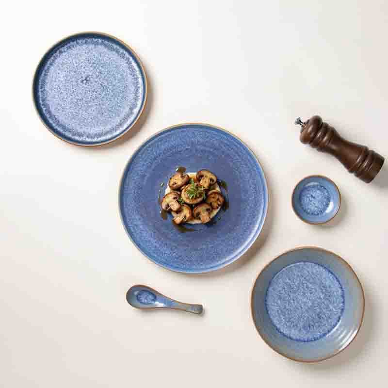 Wholesale Dinner Plate Plato llano de cerámica al por mayor para servicio de hotel y restaurante.
