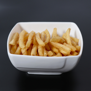 Tazón de sopa cuadrado de 80 onzas máximo, tazón de ensalada y refrigerio, porcelana