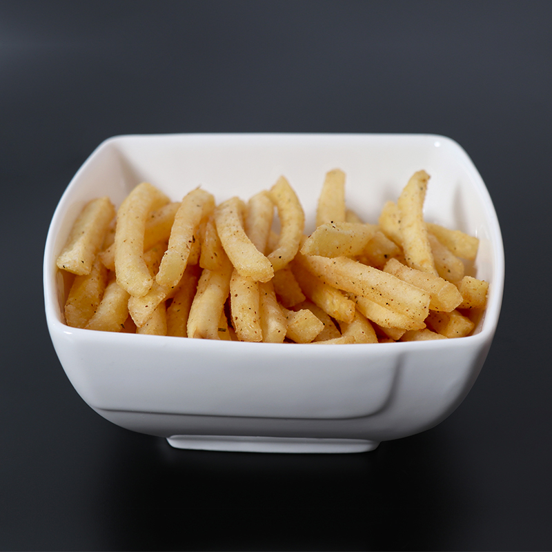 Tazón de sopa cuadrado de 80 onzas máximo, tazón de ensalada y refrigerio, porcelana