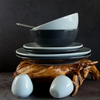 Juego de platos y cuencos de porcelana irregulares para mesa coreana de hogar y restaurantes