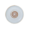 Plato de porcelana con soporte