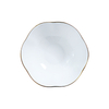 Vajilla de porcelana de hueso Tazón de porcelana de hueso 