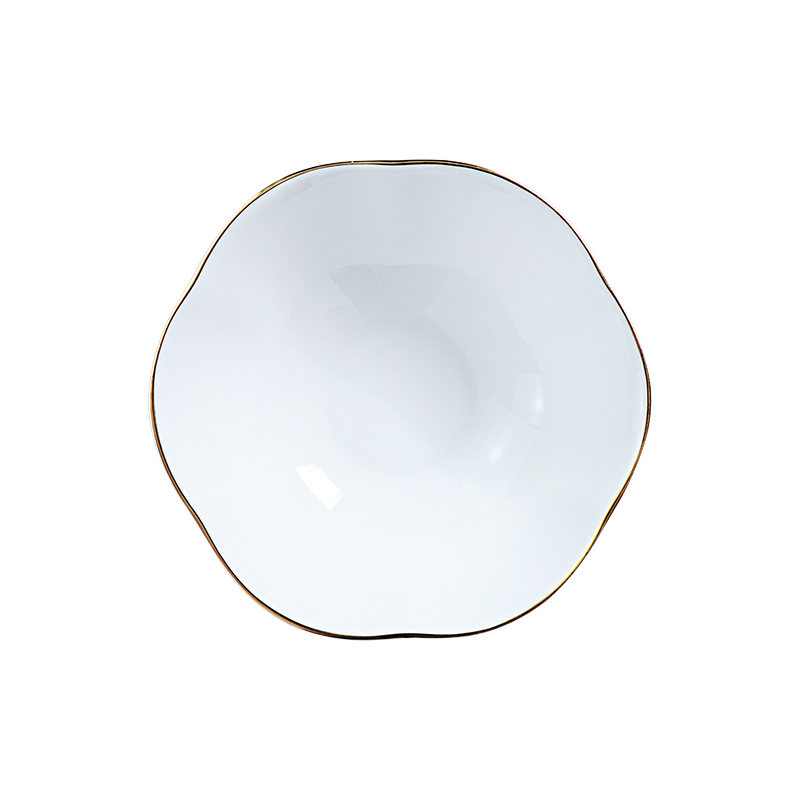 Vajilla de porcelana de hueso Tazón de porcelana de hueso 