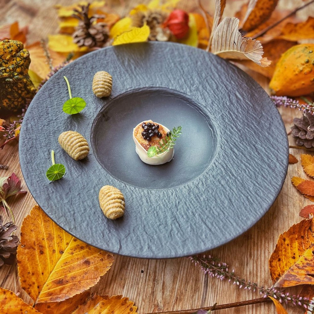 Plato Hondo De Gres Para Estrellas Hotel Restaurante Michelin