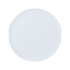 Platos redondos de cerámica blanca, plato de cena de porcelana para banquete, plato cargador redondo, platos de vajilla para restaurante