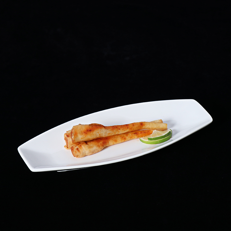 Plato Largo Blanco Plato Sushi Plato Largo Rectangular
