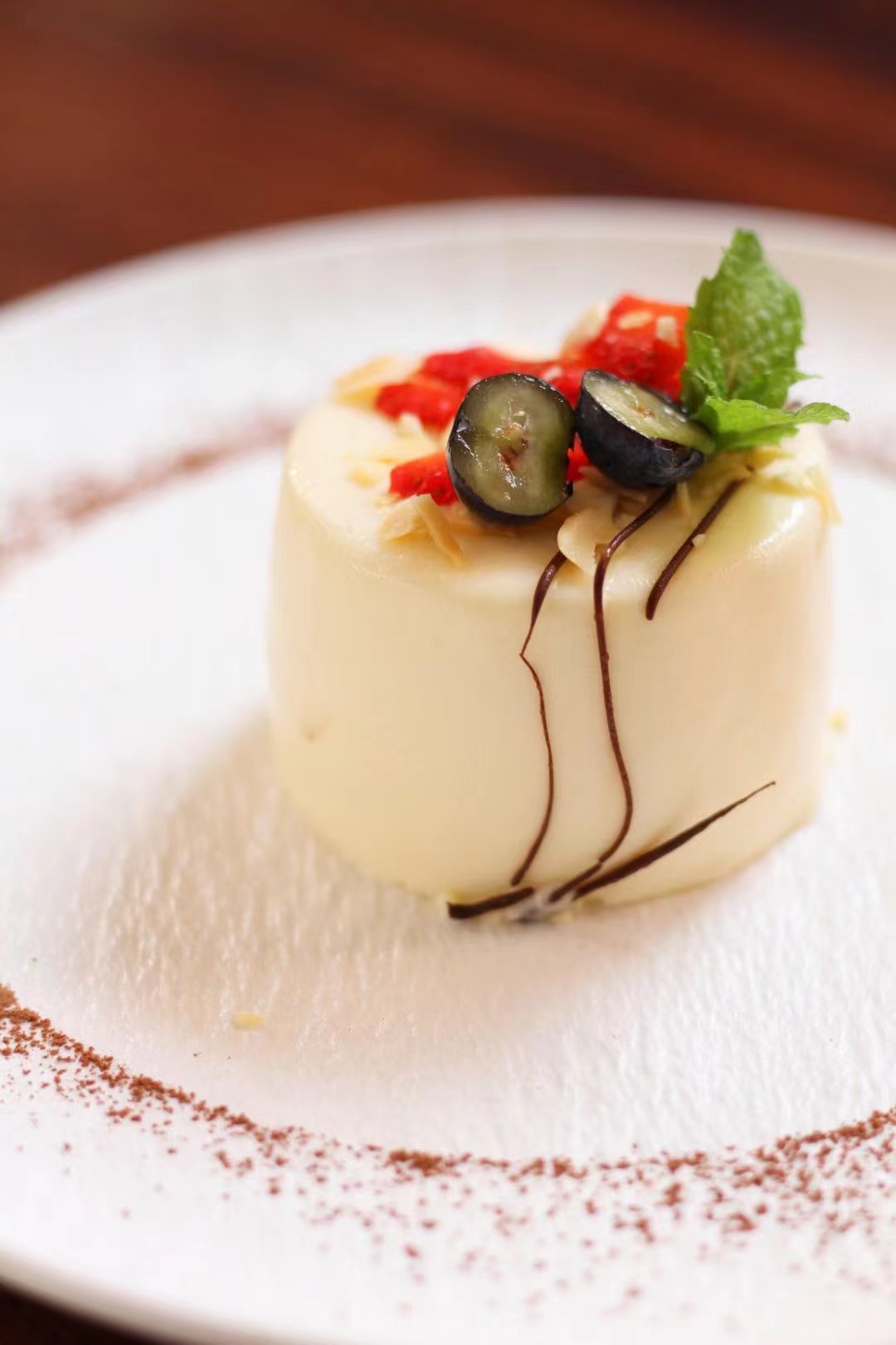 Plato de cerámica de receta de restaurante de 10 pulgadas para chef