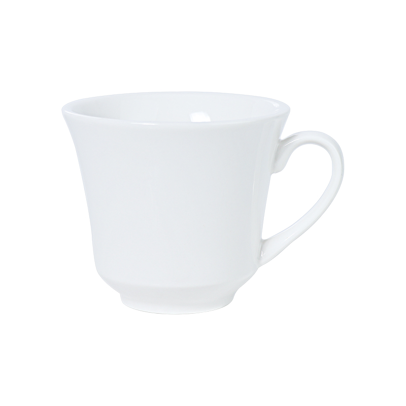 Omán Stars Proveedor de hotel Tazas de té Taza de café de porcelana Proveedor de restaurante Taza de café con leche de porcelana