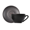 Vajilla personalizada, tazas de capuchino de cerámica, tazas de café de té de cerámica con platillo para cafetería