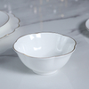 Vajilla de porcelana de hueso Tazón de porcelana de hueso 