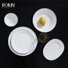 Juego de platos de porcelana blanca Vajilla comercial