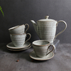 Juego de té de porcelana china, juego de tazas de café vintage para restaurantes