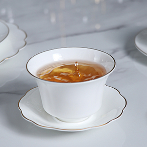 Tazas de té chinas tradicionales Taza de café de porcelana de hueso