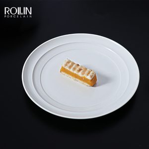 Platos De Cerámica Blanco para Restaurante