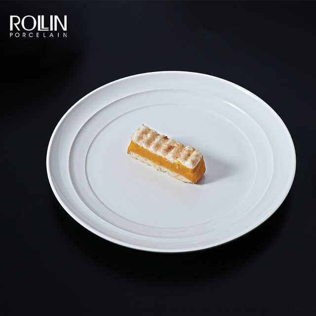 Platos De Cerámica Blanco para Restaurante