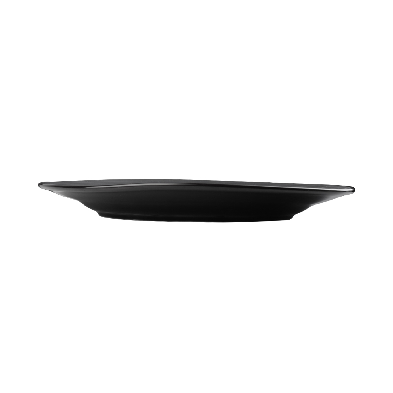 Cuenco de arroz de cerámica mate negro de diseño