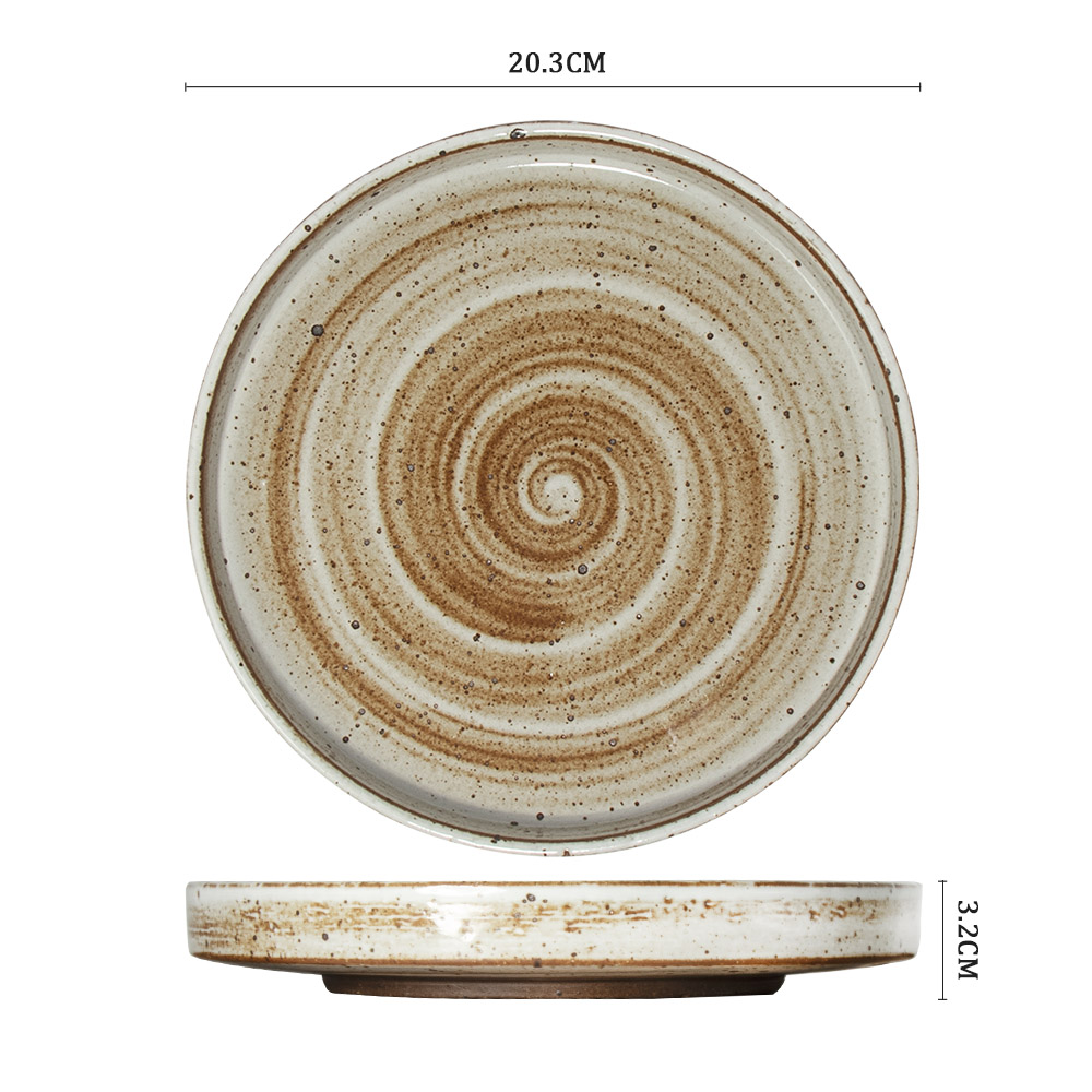 Vajilla modificada para requisitos particulares de la placa de la porcelana de la placa para los restaurantes