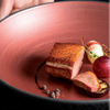 Plato llano de porcelana con brillo de cobre para restaurantes