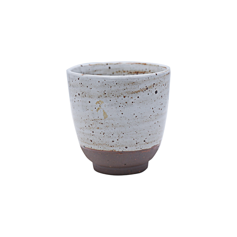 Tazas de té Taza China rústica de cerámica Taza recta de porcelana