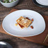  Juego de gres de alta calidad, plato Irregular creativo japonés coreano para servir platos de cerámica de decoración de porcelana negra y gris oscura
