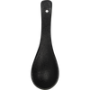 Cuchara de porcelana negra Cuchara de cerámica para restaurantes