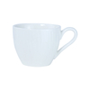 Suministros de café, té y espresso, taza blanca para restaurante, juego de tazas con logotipo personalizado