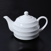 Platillo blanco de la taza de café de las tazas de té de la porcelana del diseño minimalista para el café