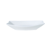 Plato de cerámica Chaozhou para restaurante, plato Rectangular de porcelana blanca para vajilla de Sushi, plato largo
