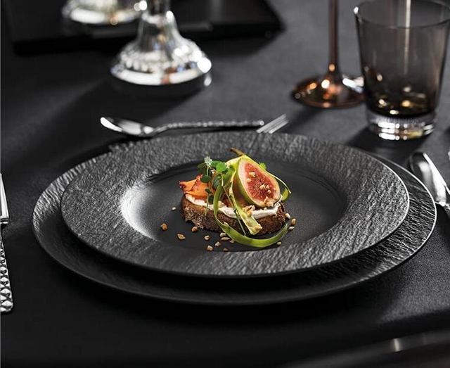 Platos de Hotel de producción en fábrica, platos de cerámica, platos blancos nórdicos, vajilla de restaurante con logotipo