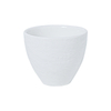 Juego de tazas de té blancas para restaurante, tetera de gres, tazas de té