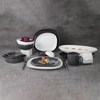 Plato llano para restaurante blanco mate - Porcelana - 34cm