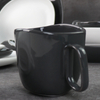 Tazas De Cerámica En Blanco Y Negro Bajo Tazas De Porcelana Esmaltadas Tazas