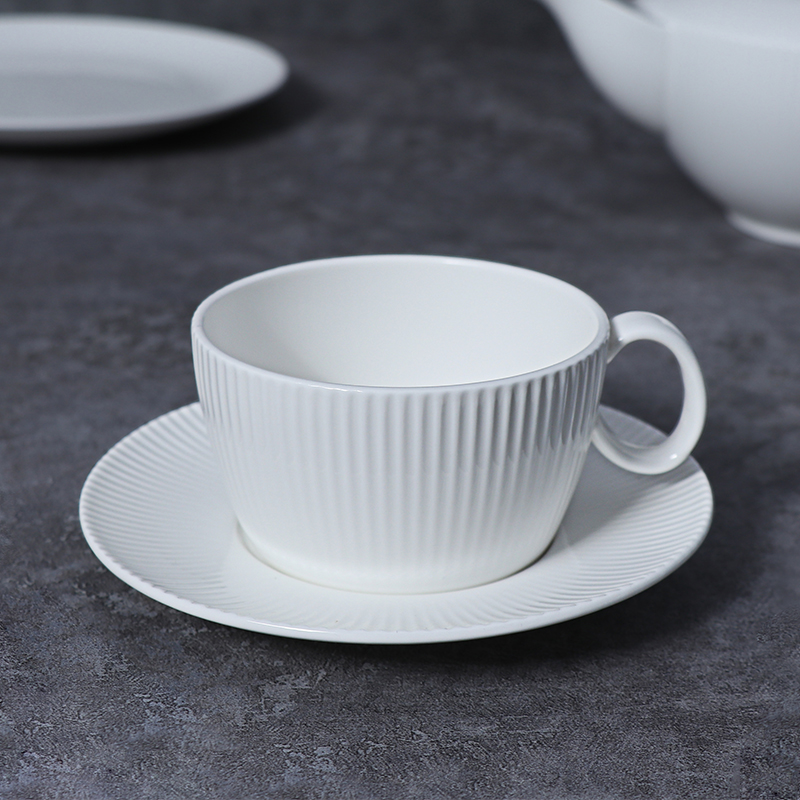 Nuevo juego de platos de porcelana de hueso, platos de cena comerciales