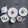 Nuevo juego de platos de porcelana de hueso, platos de cena comerciales