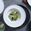 Platos en blanco y negro para restaurantes con estrella Michelin de Chicago