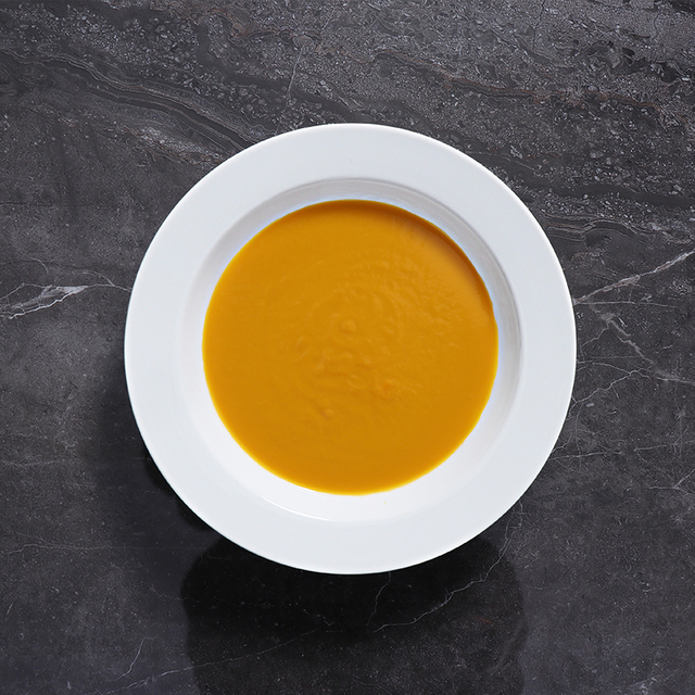 Proveedor de hotel plato hondo fábrica de cerámica Chaozhou platos de cerámica blanca plato hondo redondo de porcelana blanca para restaurante