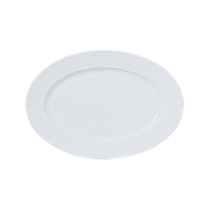 STONE Plato de cerámica blanca con borde para servir pasta, plato de gres profundo para restaurantes