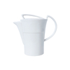 Juego de tazas de café de porcelana blanca con platillo de cerámica de 5 onzas