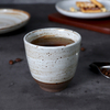 Tazas de té Taza China rústica de cerámica Taza recta de porcelana