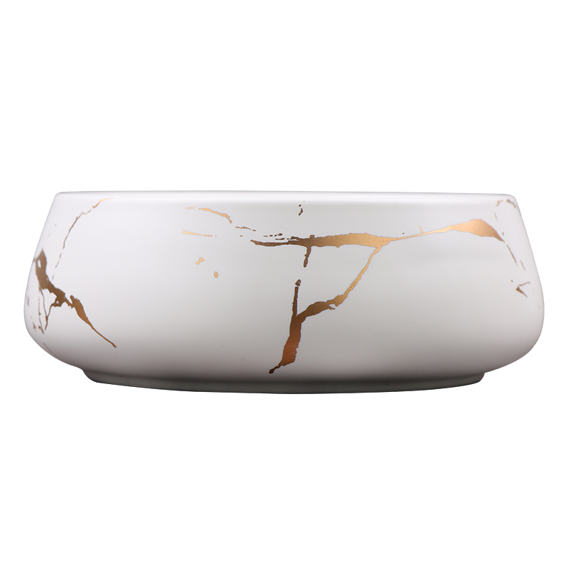 Cuenco de sopa de artículos para el hogar del Reino Unido, cuenco de porcelana blanca con vetas de mármol 