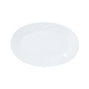 Cuenco cuadrado de porcelana blanca Cuencos de cerámica de forma irregular