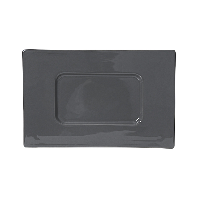Precio de fábrica Platos de Sushi Vajilla Platos rectangulares negros Platos para restaurante Vajilla plato