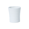 Juego de platillos de sal y pimienta de porcelana blanca