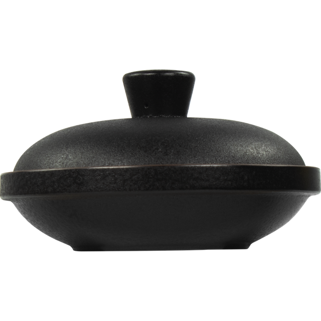 Plato Hondo Porcelana Con Tapa GET TORTILLERO con TAPA 19,7 CM NEGRO 