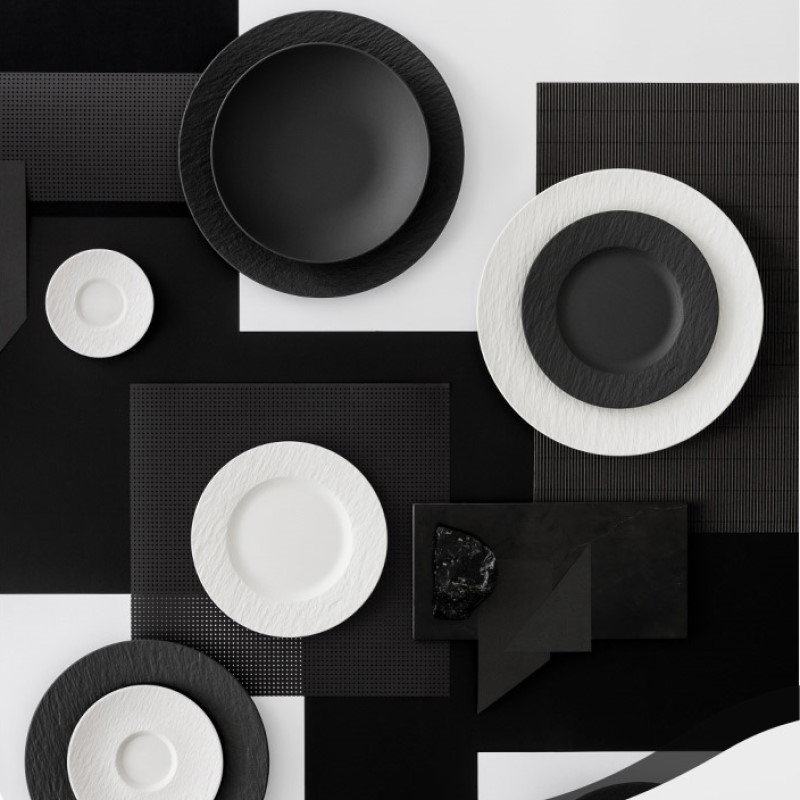 Platos de Hotel de producción en fábrica, platos de cerámica, platos blancos nórdicos, vajilla de restaurante con logotipo