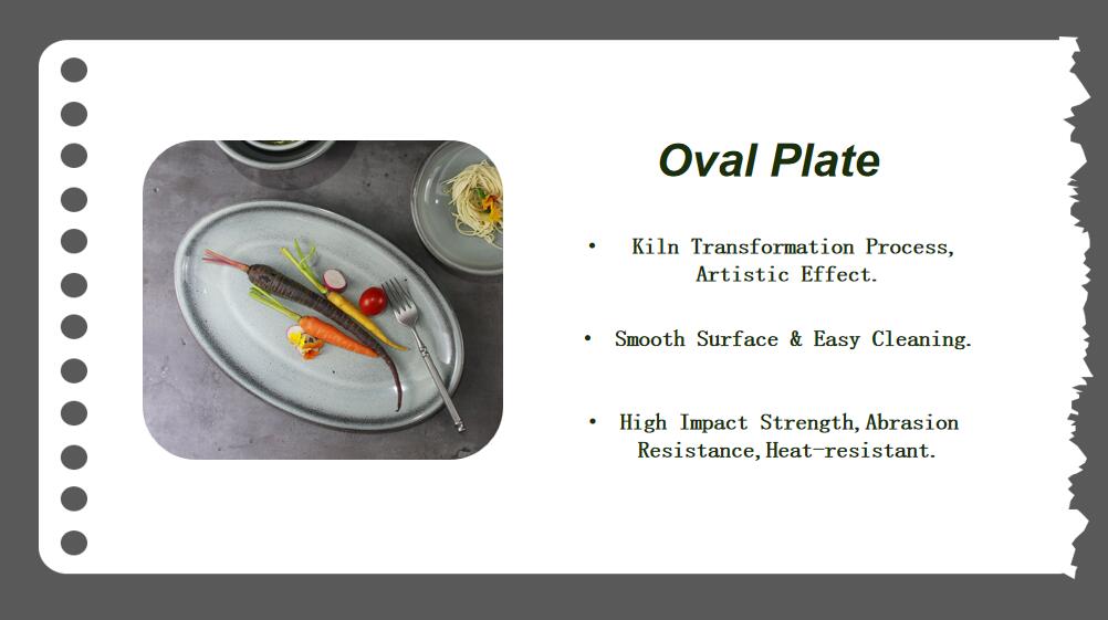 Plato ovalado Plato 