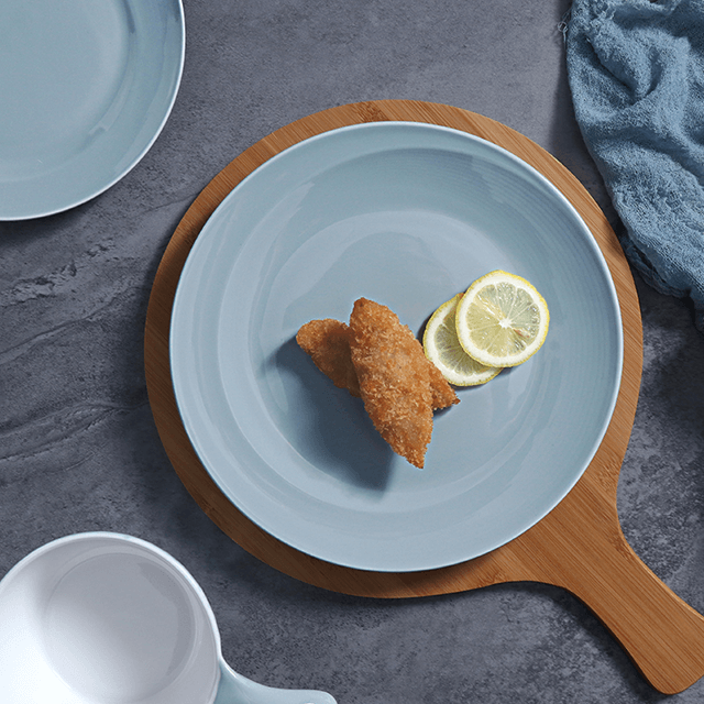 Juegos de platos nórdicos Juego de cena de lujo Juego de vajilla de cerámica Platos de vajilla Juego de cuencos y platos de cerámica