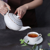 Vajilla blanca de porcelana de hueso Porcelana de porcelana de hueso Vajilla de porcelana de hueso
