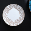 Vajilla de hotel de Kazajstán, platos de vajilla de porcelana de hueso de lujo